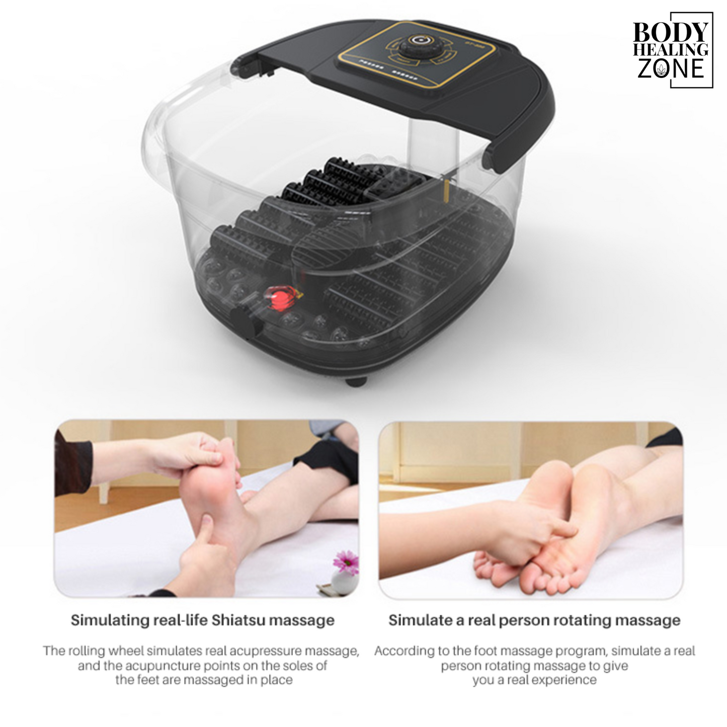 Body Healing Zone - Foot Spa Bath Massage Machine