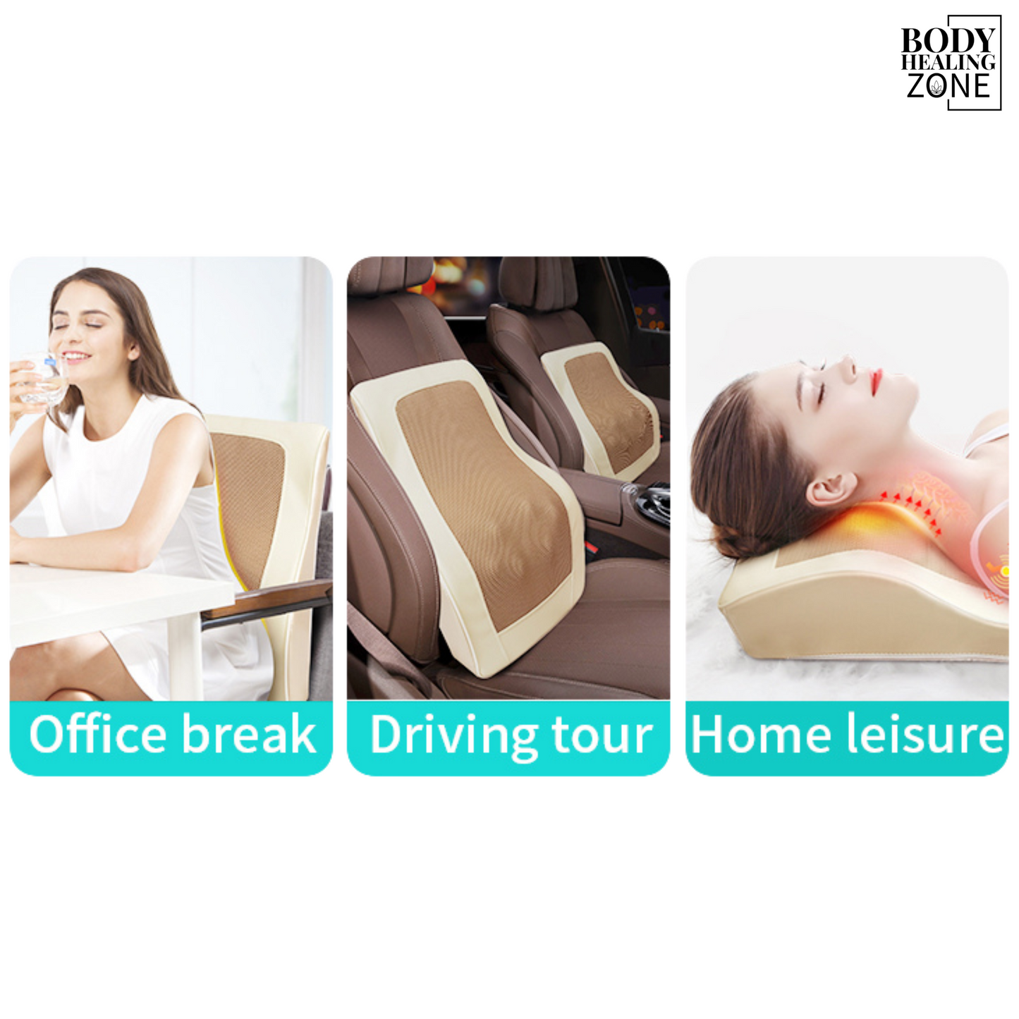 Body Healing Zone - Ultimate Shiatsu Massage Cushion C3